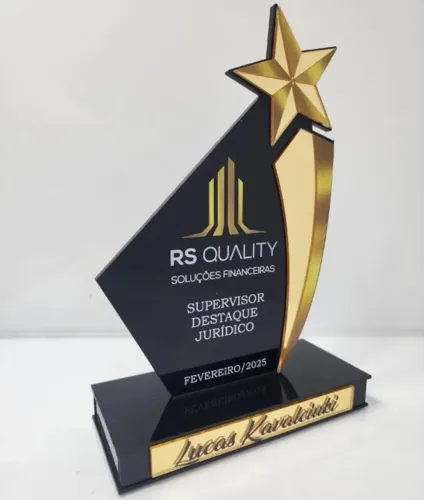 Troféus e medalhas personalizados 