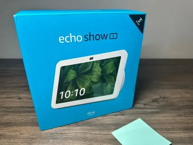 Alexa Echo Show 8 Lacrado ! Novo ! Branco Nota Fiscal e Garantia, (3º geração)
