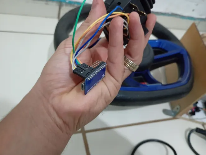 Kit volante caseiro com chave de seta