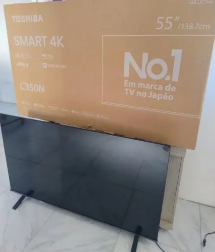 Smart TV Semp 55 pol. 4 meses de uso 