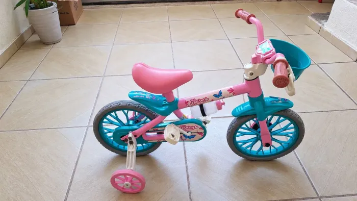 Bicicleta charme infantil aro 12
