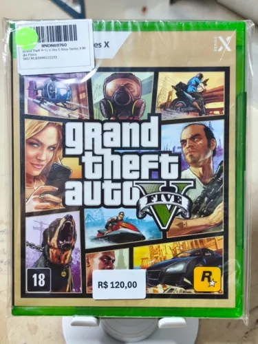 Grand Theft Auto V (NOVO) - Xbox Séries X - Aceito Olxpay