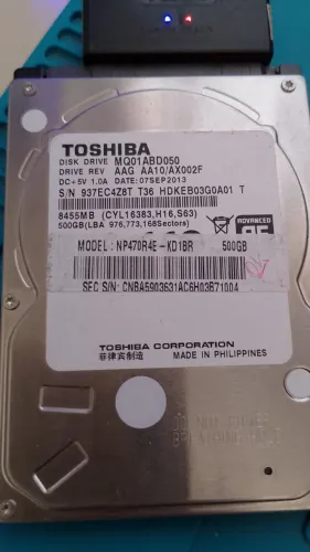 HD NOTEBOOK 500GB