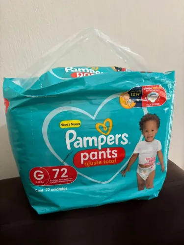 Fralda Pampers Pants - Tamanho G - 72 Und.