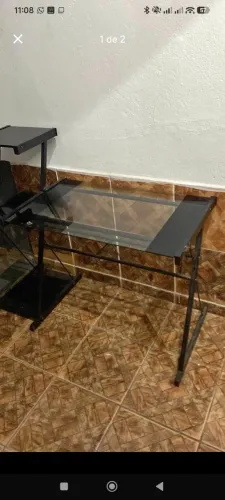 Mesa de metal para computador ou impressora 3D