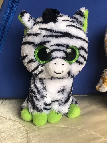 pelúcia ty beanie boos zebra