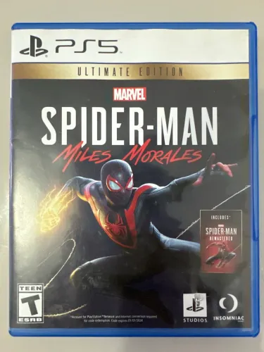 Jogo de Ps5 Spiderman Miles Morales