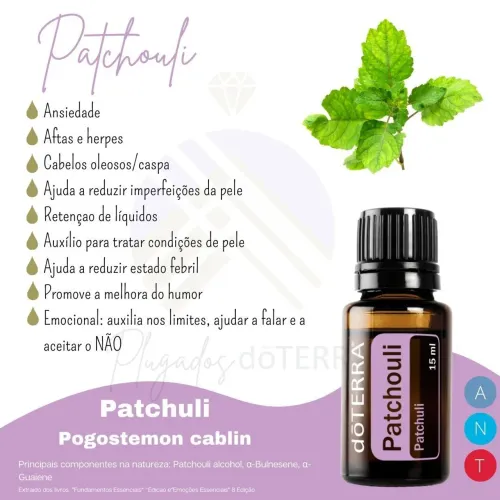 Óleo doTerra Patchouli