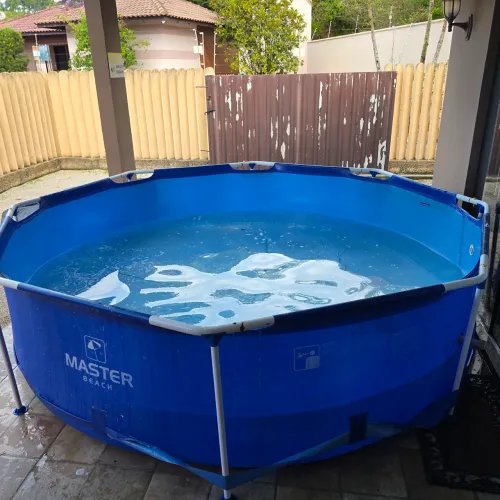 Piscina 5 mil litros + capa + filtro bomba