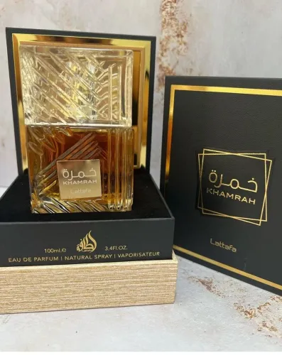Perfume Árabe Khamrah Lattafa 100ml (Eau de Parfum) - Lacrado / Original