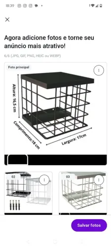 Grade de proteção para câmera de segurança