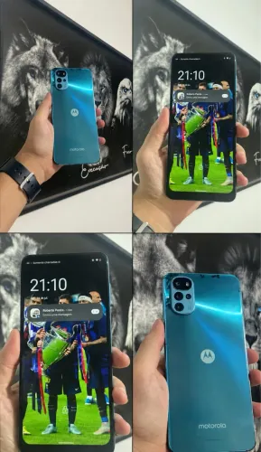 Motorola Moto G22 128GB Semi Novo + Capa, Carregador e Película ?