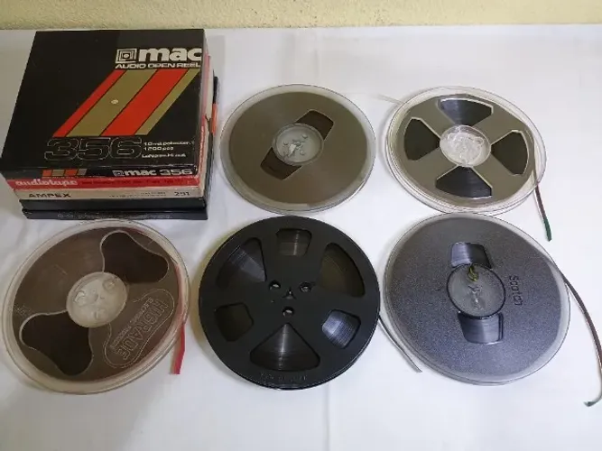 Lote de 5 Fitas de Rolo 7 polegadas