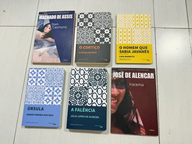Clássicos Brasileiros: Dom Casmurro, Iracema, O Cortiço, Úrsula, A Falência, etc