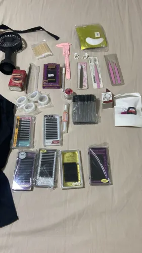 Material de cílios e sombracelha