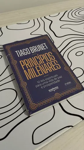 Livro Princípios Milenares - Tiago Brunet [Novo Lacrado]