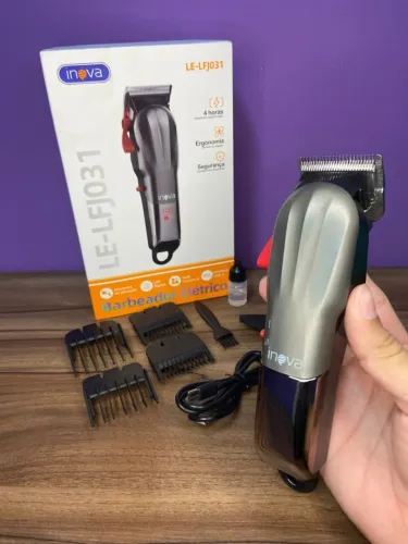 Máquina de Cortar Cabelo Inova LE-LFJ031