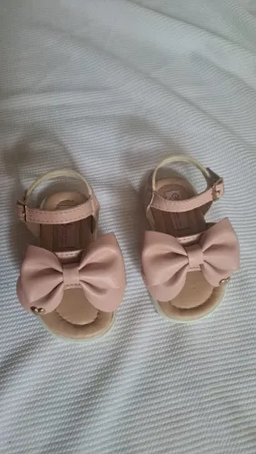 Sandália nude bebê 