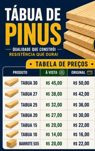 TABUAS DE PINUS