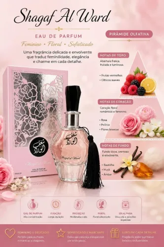 Perfume aÁrabe Shagaf 100ml