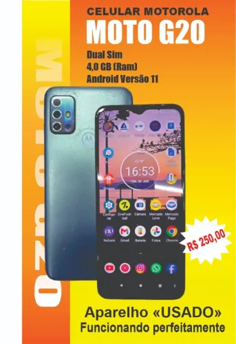 Celular Motorola G20