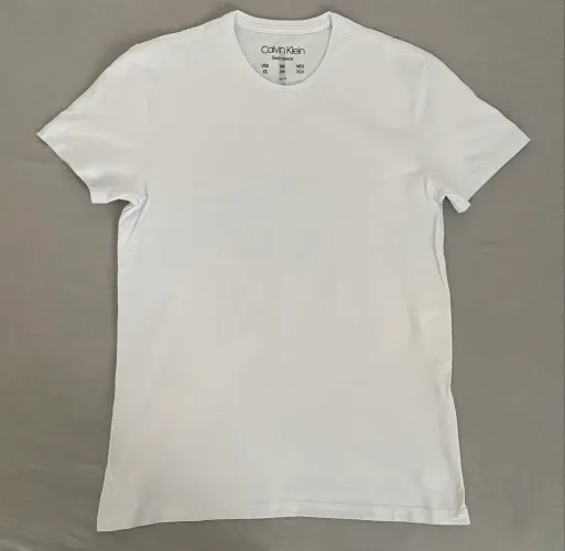 Camiseta Calvin Klein Swimwear Logo Costas Branca Original - PP