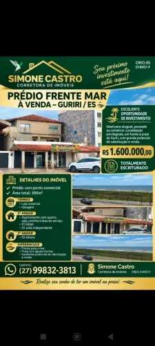 Vendo prédio em frente a praia ? de Guriri