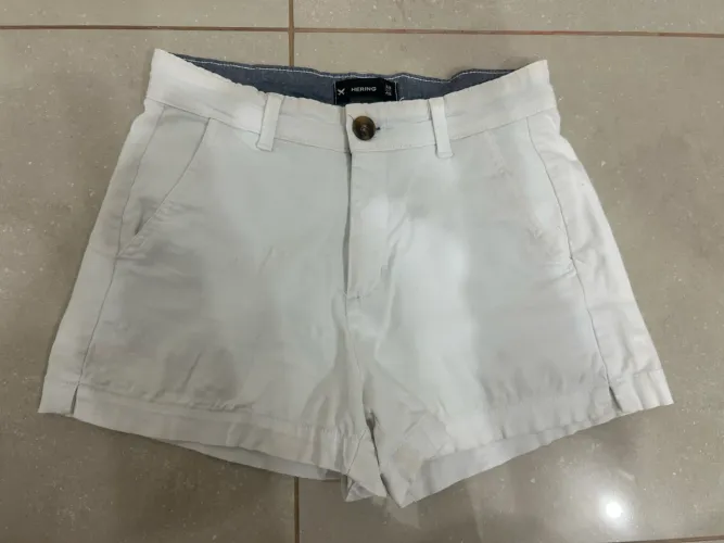 short jeans branco