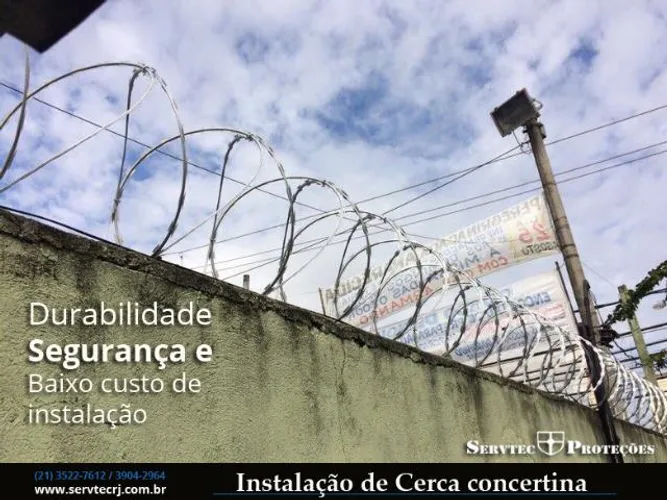Proteção de uso residencial e empresarial para muros