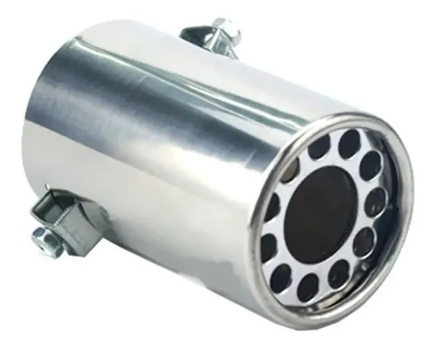 Ponteira Escapamento Retos Carro Oval Esportiva Universal Aço inox
