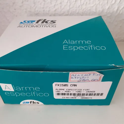Alarme específico Fiat keyless novo com garantia instalado em seu carro