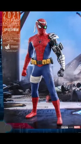 Spider Man Cyborg Suit Hot Toys Sideshow 