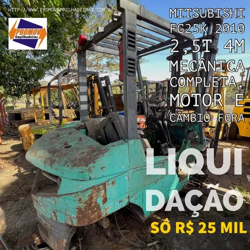 Empilhadeira Mitsubishi 2012 2,5t 4m