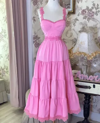 Vestido limonada pink