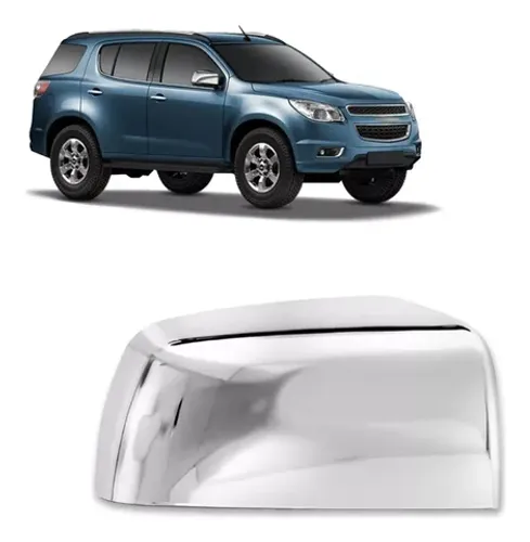 Aplique Chevrolet S10 / Trailblazer 2013 à 2016 - Retrovisor Cromado - LD LE