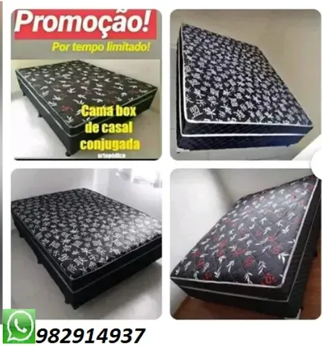 Faça Seu pedido e Receba no Mesmo Dia!!Cama Box casal Com Frete Gratis!!
