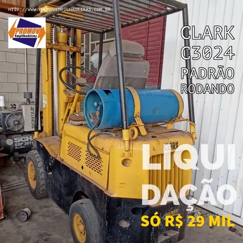 Empilhadeira Clark 2t motor Opala 