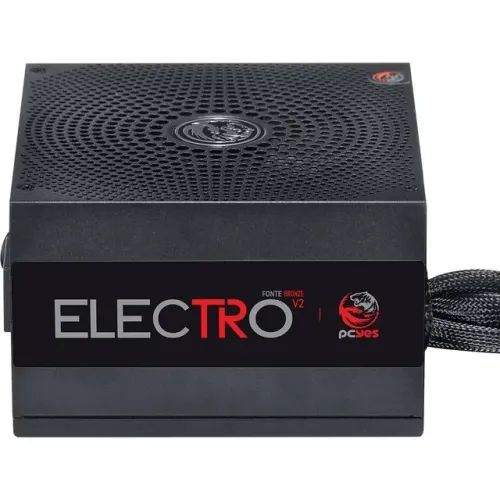 Fonte ATX 650W Real PFC Ativo 80 Plus Bronze Pcyes Electro V2 3 Anos de Garantia - WZetta