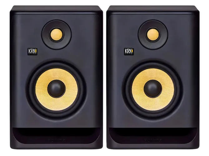 Par de monitores de áudio profissionais KRK Rokit 5 G4