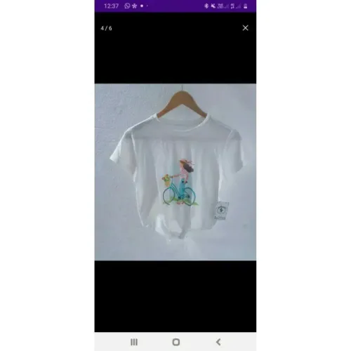 Vendo Blusa Cropped Feminina Cropeed Estampado Modelo Adulto e Juvenil Roupa Barata