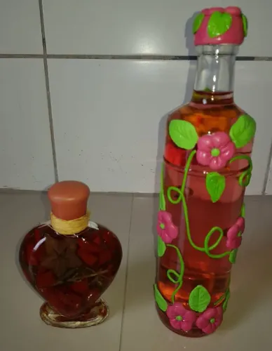 2 Garrafas para Enfeite