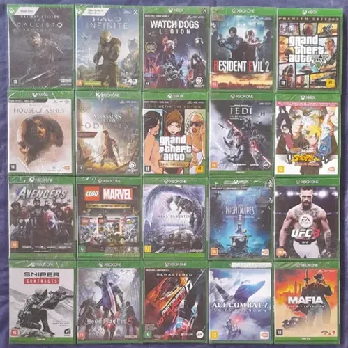 Jogos Xbox One Zerados Lacrados 130 cada