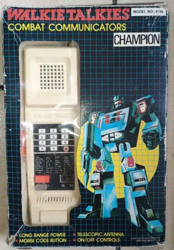 Walkie-talkie Champion Transformers anos 90