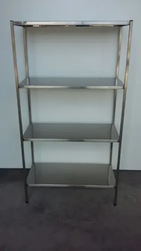 Estante industrial em inox nova - com 4 planos