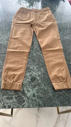 Calça jogger bege