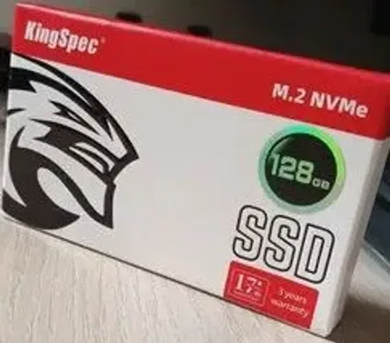 SSD M2 NVMe KingSpec 128GB Leituras sequenciais 1700MB e Gravações sequenciais 1000MB 