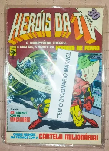 HERÓIS DA TV N° 57 TEM O DICIONÁRIO MARVEL 