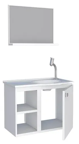 Kit Conjunto AC Para Banheiro em Aço ! Frete e Montagem Grátis