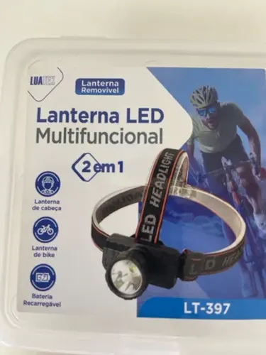 Lanterna de led para ciclismo e multifuncional R$40,00