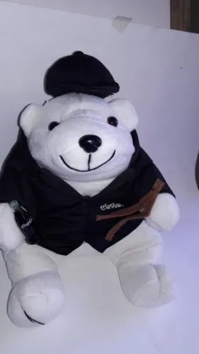 Urso Pelúcia Hipismo Coleção Coca Cola Olimpíadas- Antigo